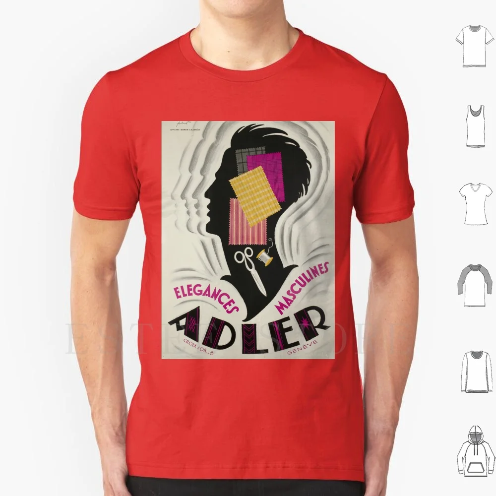 Noel Fortanet-, Élégances Masculines , 1930 , Art Deco Poster T Shirt Print Cotton 1920 1930 1920s 1930s Art Art Art Art