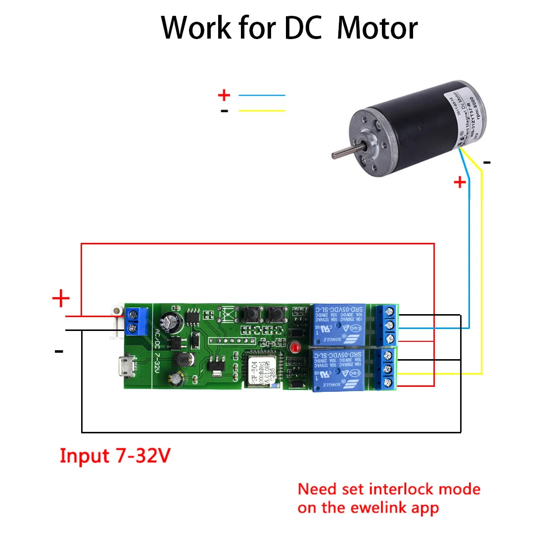 WiFi 스위치 스마트 오프너 앱 원격 컨트롤러 차고 도어 게이트 지원, Alexa Echo Google Home eWelink Control + RF 433MHz