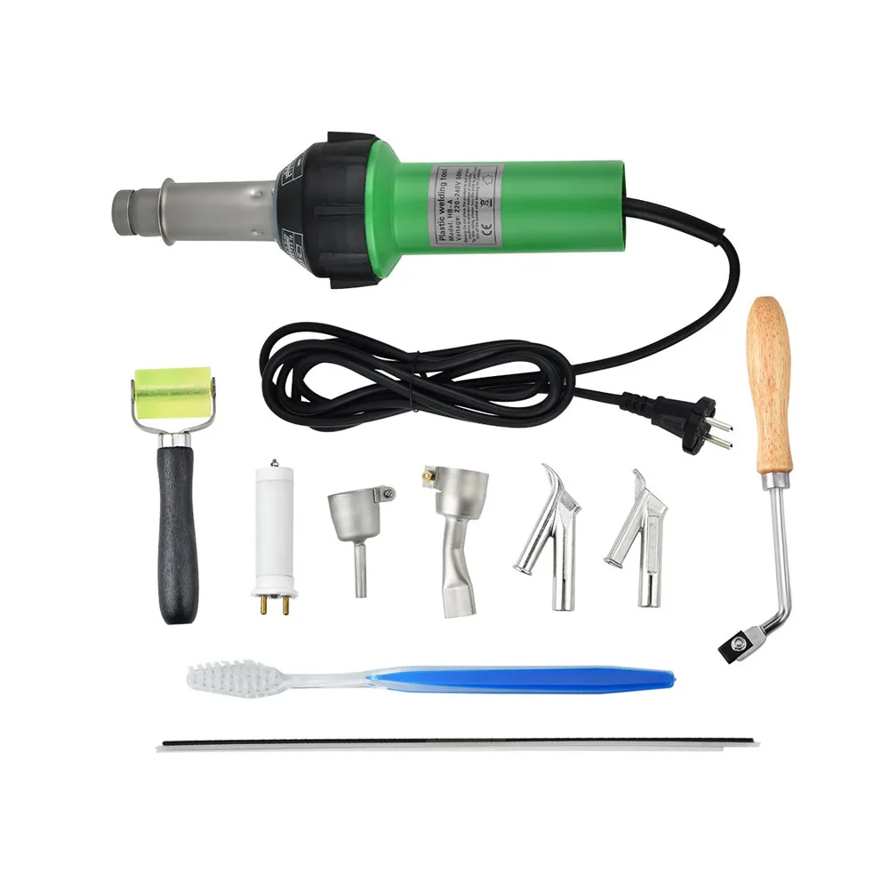 1600W Hot Air Torch Plastic Welding Gun Machine AC 220V Hot Air Welding PVC Plastic Repairing Machine For Welder EU US Plug