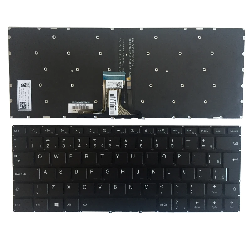 

New Brazil/BR laptop keyboard For Lenovo Flex 4-14 Flex 4-1470 Flex 4-1480 backlight black