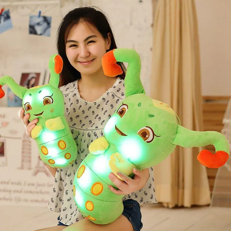 Juguetes interactivos eléctricos para niños, muñeco de peluche suave brillante y parlante, simulación luminosa, Animal de peluche, regalos de cumpleaños