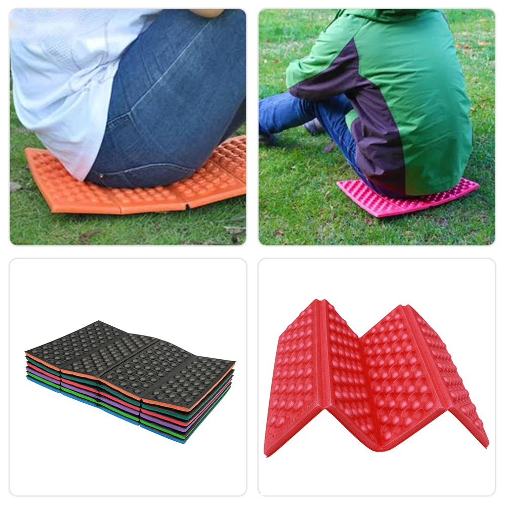 Foldable Folding Outdoor Camping Mat Seat Foam Portable Waterproof Chair Picnic Mat Pad 6 Colors free shipping