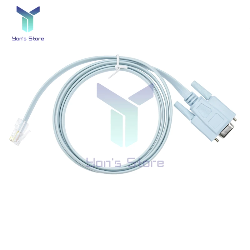 1.5M Nữ Mạng Cáp Cisco Tay Cầm RJ45 Để Rs232 DB9 COM Cổng Nối Tiếp