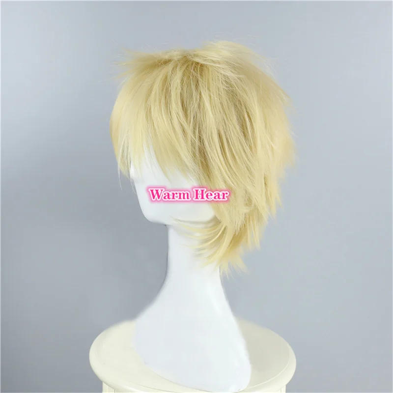 The Little Prince Le Petit Prince France Film Short Light Golden Anime Cosplay Hair Wig Heat Resistant Hair Wigs + a wig cap