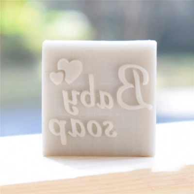 Handmade Soap Letters DIY Soap Stamp Resin Acrylic Handmade Seal Organic Natural Soap Making Tools