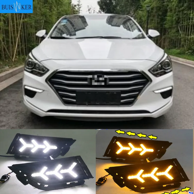 

For Hyundai MISTRA 2017 2018 2019 Daytime Running Light fog Lamp DRL Day Light Front Bumper Fog Light foglight