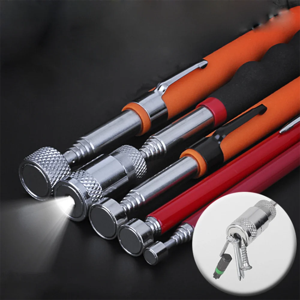 Stylo magnétique télescopique puissant, outils pratiques pour ramasser des boulons d'écrou bâton de ramassage extensible outils portables