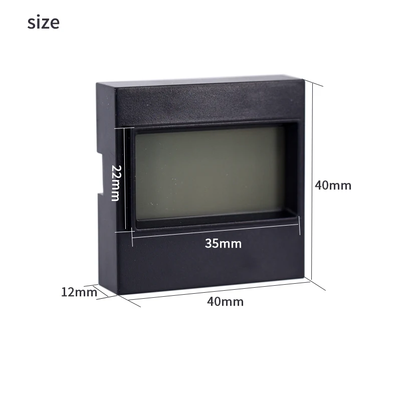AC 80-500V LCD Digital Voltmeter Voltage Meter Volt Instrument Tool 2 Wires Backlight Display 110V 220V DIY