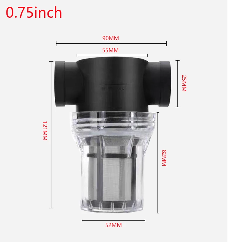 Garten Bewässerung Filter 1/2'' 3/4'' 1'' Kunststoff Bewässerung System Verunreinigung Vorfilter Aquakultur Haushalt Wasser Rohr Filter – Detail 5