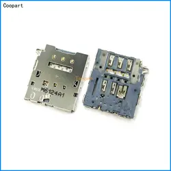 Coopart SIM Card card Socket Holder Connector Reader for Samsung Galaxy S6 EDGE G920V G920A G920F G9200 G9250