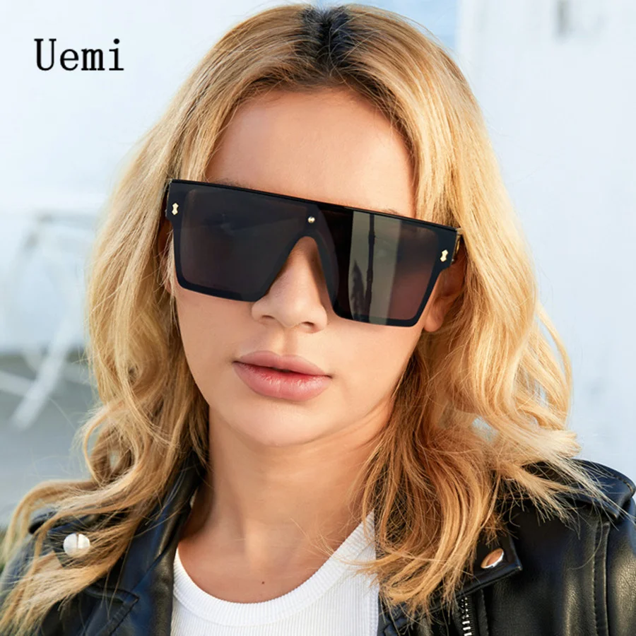 New Fashion Square Sunglasses For Women Men Oversized Frame With D Luxury Brand Disigner 2021 Sun Glasses UV400 Wholesale