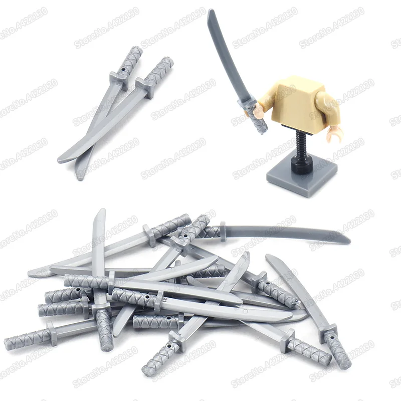 Weapons Ninjagoes Knife WW2 Military Building Block Figures Japanese Army Knife Armys Equipment Christmas Gifts Educational Toys