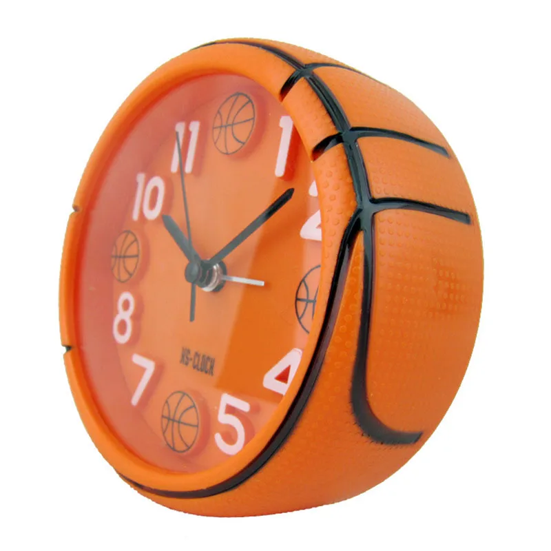 Soccer Alarm Clock Basketball Alarm Clocks Football Shaped Desktop Tabke Home Decoration Football Sports Fans Boy Birthday Gifts