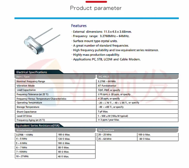 5 قطعة!!! في خط متذبذب بلوري سلبي مذبذب/HC-49US 11.0592MHz 20ppm 20PF X49SD110592MSD2SC