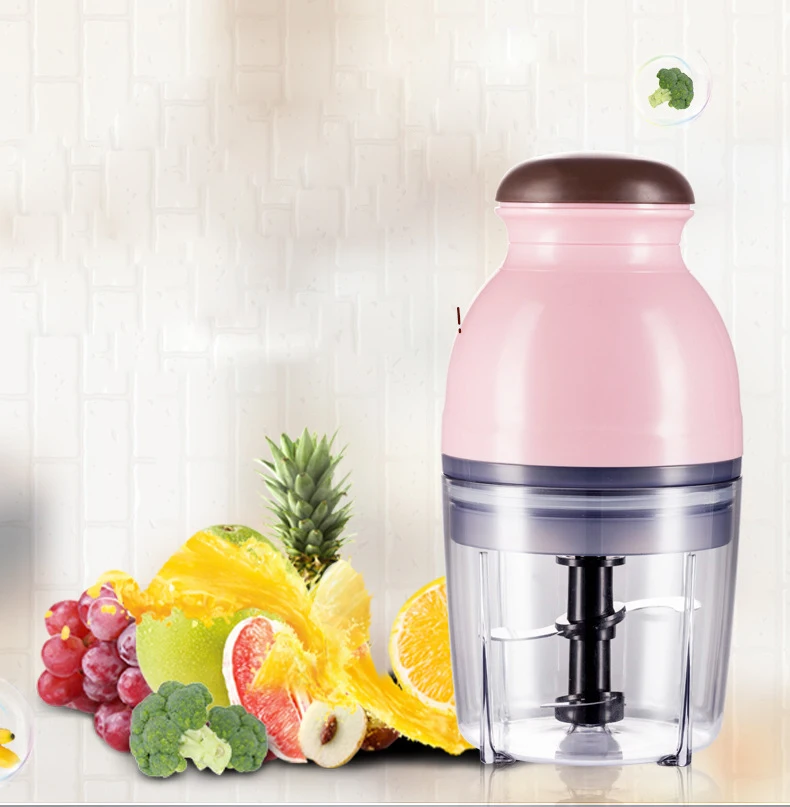 

600ml Mini Electric Meat Grinder Food Processor Vegetable Fruit Blender Chopper Fruit Blender Chopper