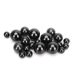 Silicon Nitride Ceramic Balls 0.8mm 1.588mm-25.4mm Si3N4 G5 Precision Ceramic Bearing Balls Smooth Ball Bead