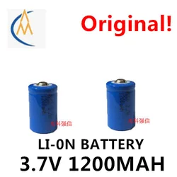 2PCS New sharp CR14250 rechargeable lithium battery 14250 3.6v/3.7v 1 / 2AA 1200mAh The laser pen The flashlight