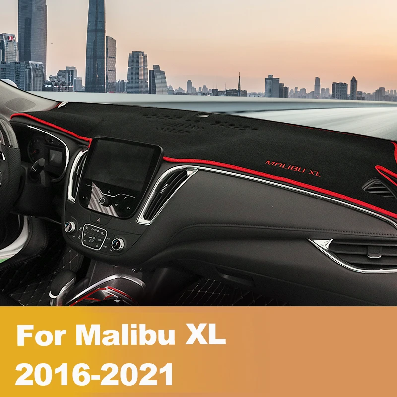 For Chevrolet Malibu XL 2016-2019 2020 2021 Dashboard Cover Mat Avoid light Pad Sun Shade Dash Board Cover Carpets Accessories