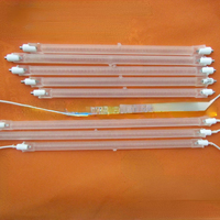 quartz tube heating element for halogen tube heater tube straight plug quartz infrared tube heating elements