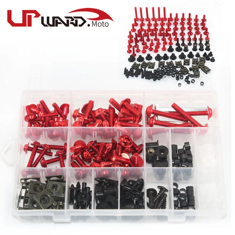 177pcs motorrad schrauben schrauben fair bolzen fit für yzf r1 r15 r25 r3 r6 r125 r15 r25 mt03 mt07 mt10 MT-09 MT-07 m5 m6 schrauben