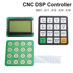 Richauto 0501 A11 A12 A15 A18 DSP pulsante maniglia pulsante pellicola Shell e Display parti del Controller incisione lavorazione del legno CNC