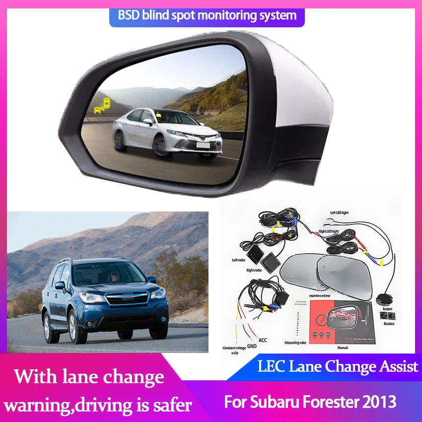 

Millimeter Wave Radar Blind Spot Monitoring BSA BSD for Subaru Forester 2013+ Assist Driving Parallel Safety Lane Change Assist