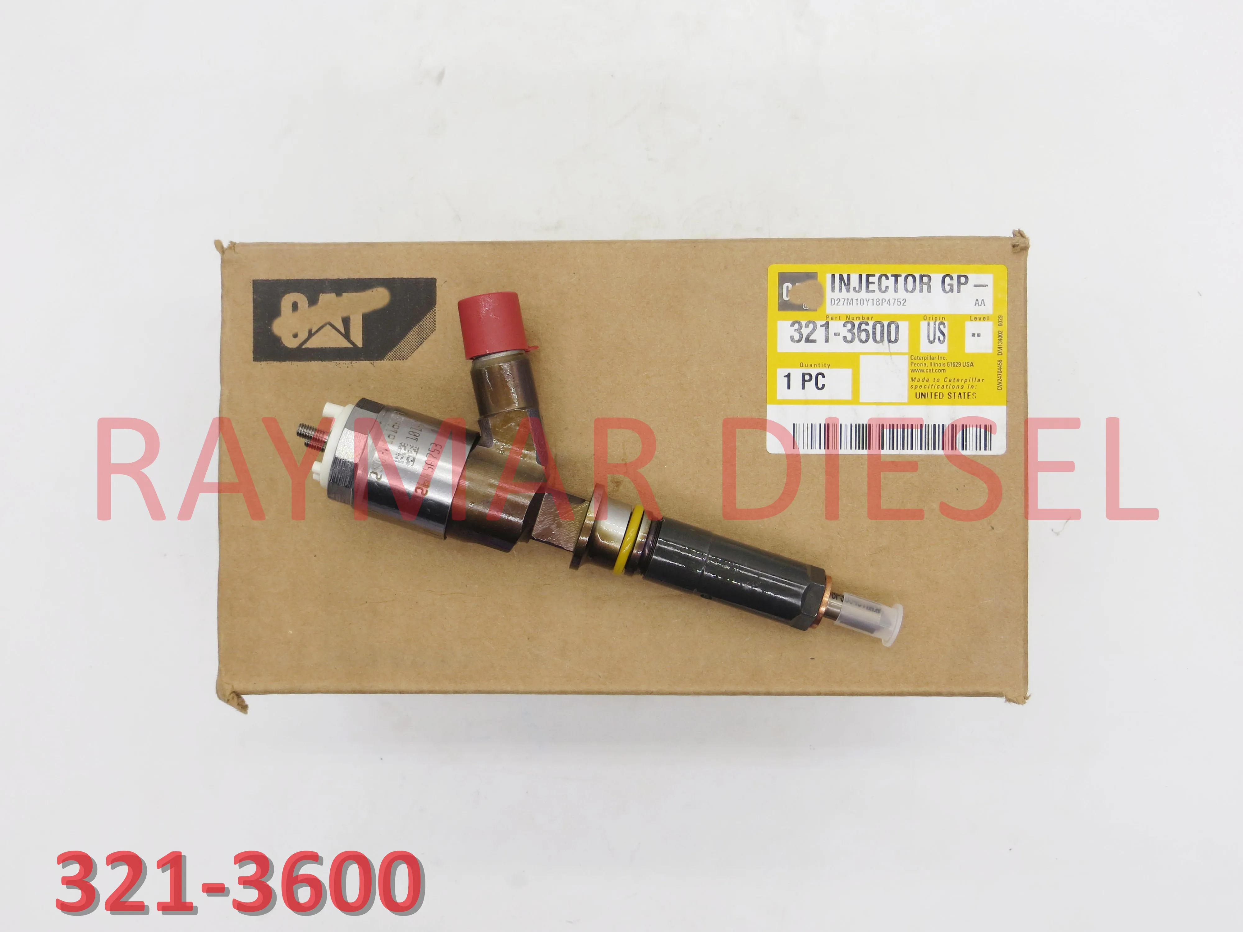 GENUINE AND BRAND NEW C6.6 FUEL INJECTOR 321-3600, 320-3800, 2645A753, 2645A752, 10R7938