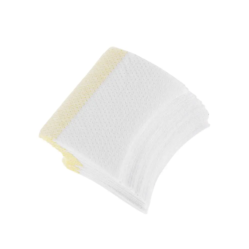 高品質の刺激防止ホワイトアイメイクツール、まつげエクステ除去用つけまつげ、下まつげパッド、コットンパッド