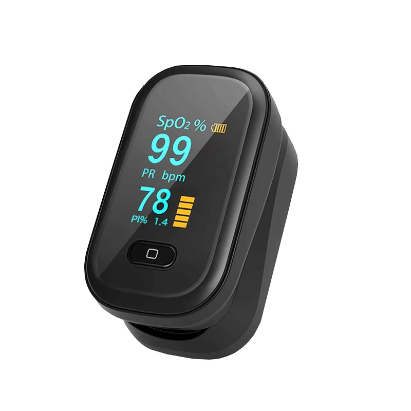 Finger Pulse Oximeter Blood Oxygen Saturation Meter Oxymeters Portable Digital Heart Rate Monitor Oximetro Oxymetre SPO2 Device