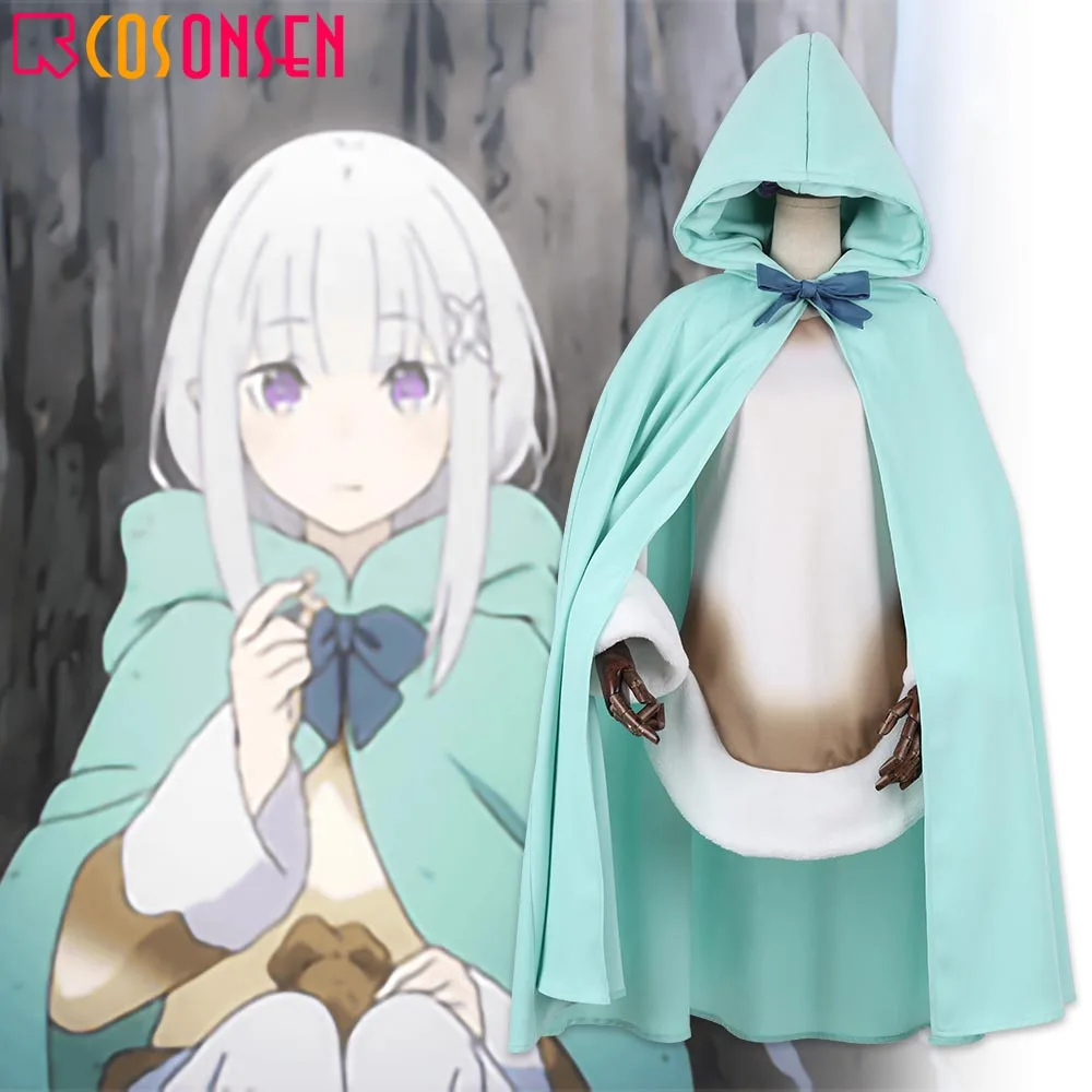 Re Life in a different world from zero Cosplay Emilia Costume Full Set All Size COSPLAYONSEN custom made