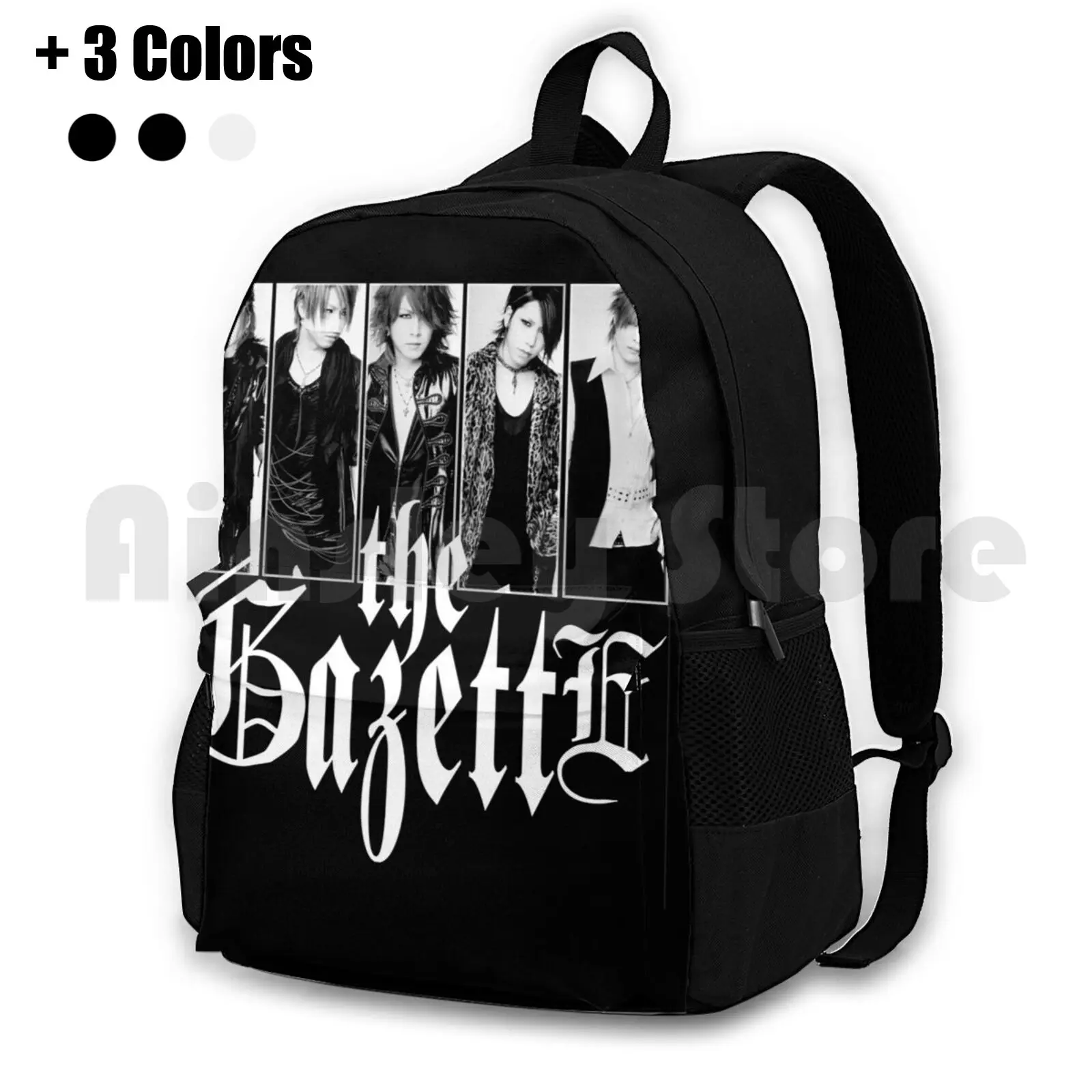 Gambar Gazette Outdoor Hiking Backpack Waterproof Camping Travel Music Tour Cover Japan Like Band Metal Singer Album It More Us