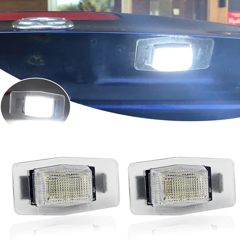 2XLED Oświetlenie tablicy rejestracyjnej LED Lampa tablicy rejestracyjnej bez błędu dla Mazda Protege MPV Tribute Miata Mx5 mk2 Ford Escape Mercury Mariner