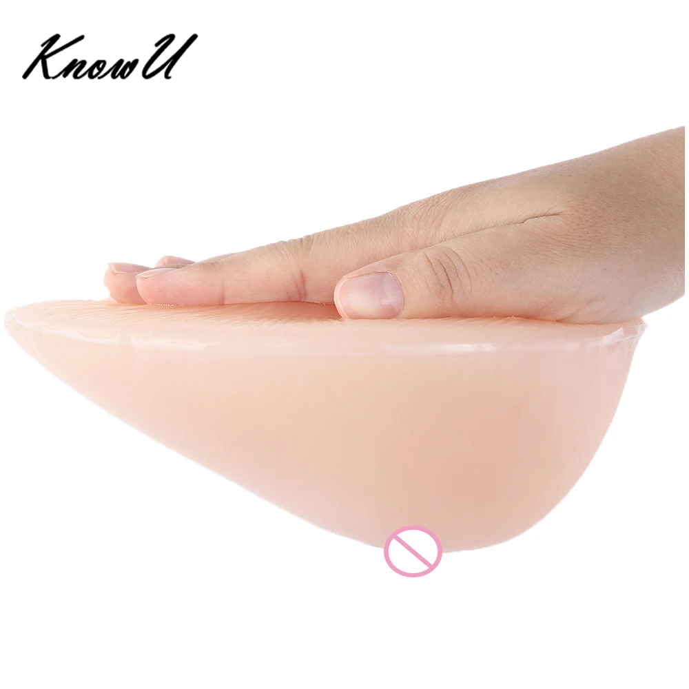 

KnowU Drop-shaped Silicone Forms False Breast Crossdresser Postoperative Enhancer Shemale Transgender