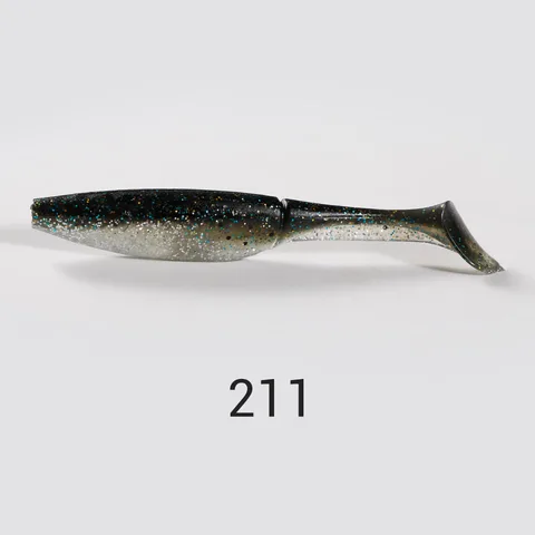 NOEBY Силиконовые приманки T Tail 7-15 см для ловли окуня