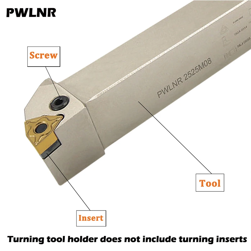 1PCS PWLNR PWLNL 1616H08 2020K08 2525M08 Lathe Cutter  External Turning Tool Holder Lathe Tool Holder CNC Lathe Tools