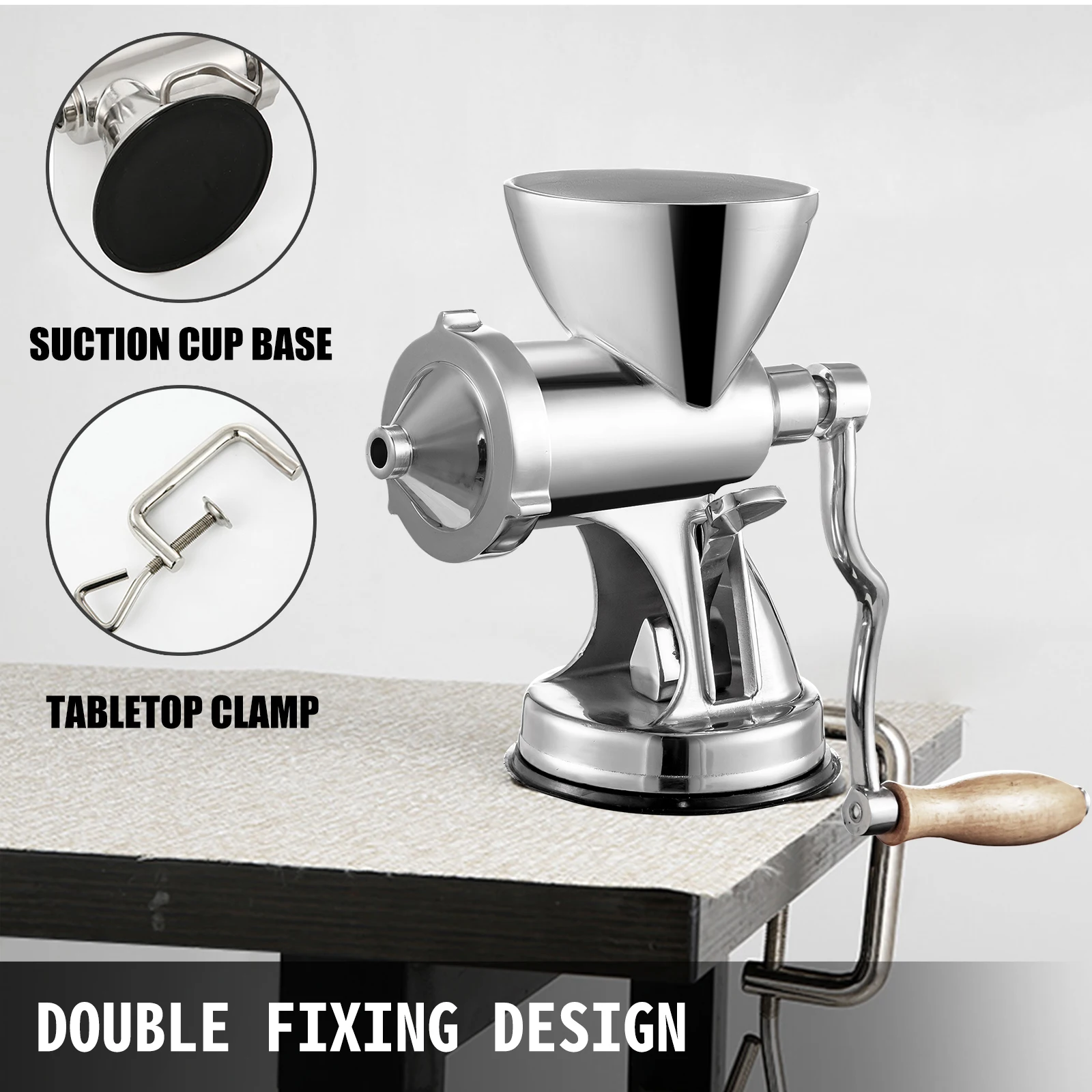 VEVOR Hướng Dẫn Sử Dụng Thép Không Gỉ Cỏ Lúa Mì Máy Ép Hút Nhà Auger Chậm Vắt Rau Ép Nước Cam Máy Xay Sinh Tố Cầm Tay