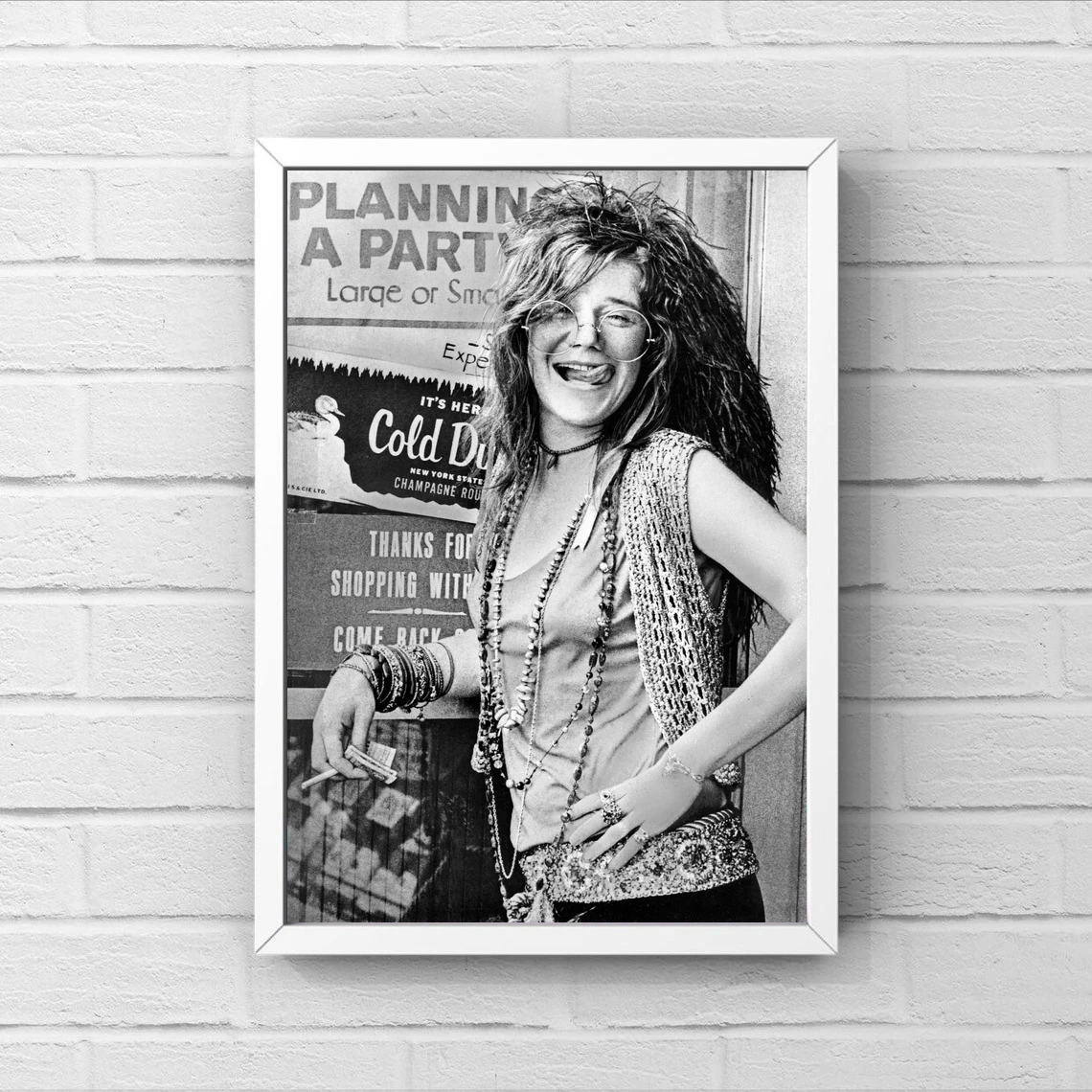 Janis Joplin Music Poster Canvas Picture Print Home Wall Painting Decoration (No Frame)