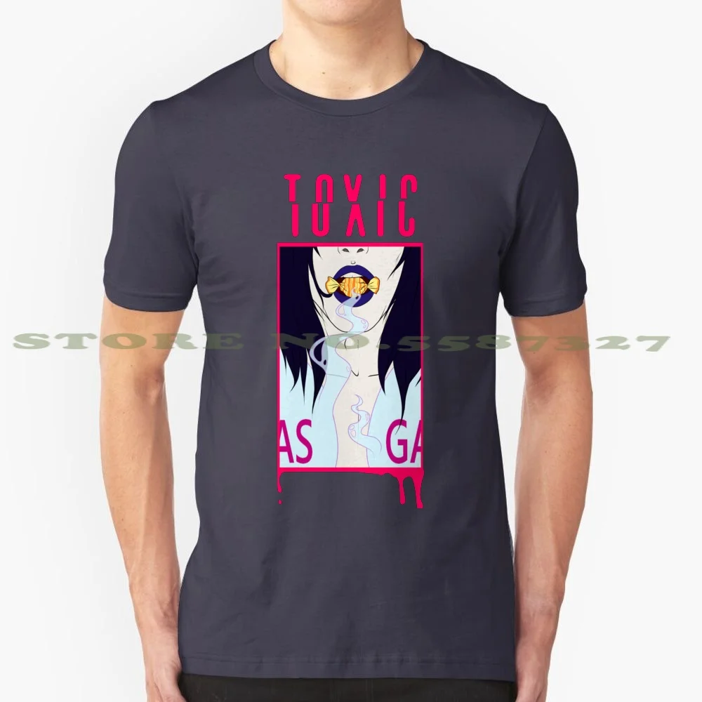 Toxic 100% Cotton T-Shirt Caesar Clown Gas Gas Fruit Toxic Candy Villains Anime Manga Fanart Doflamingo Science