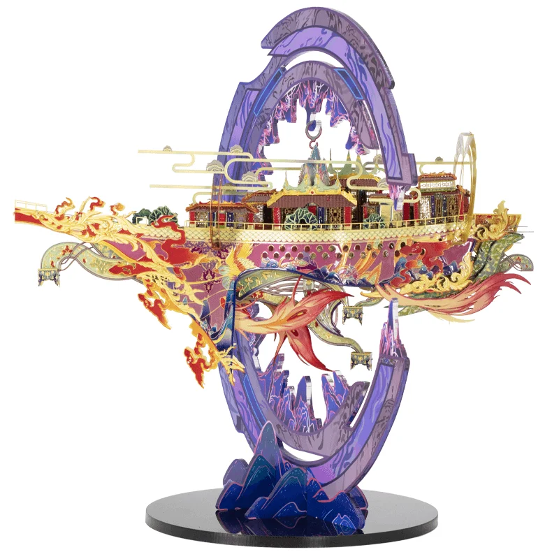 Art Model MU 3D Metal Puzzle StarBoat Fairy series building model KITS Assemble Jigsaw Puzzle Gift Toys For Children