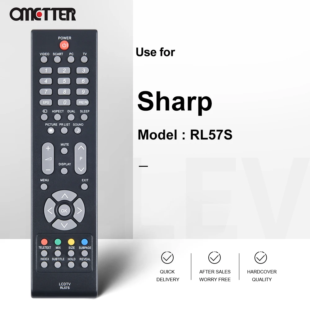 Suitable for Sharp Plasma Acluster TV RL57S Remote Control LC-26SB25E LC-26SB25S LC-26SB25RU LC-32SB25E LC-32SB25S LC-32SB25RU