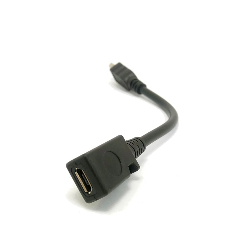 USB صغير ذكر إلى Micro USB B أنثى شاحن بيانات كابل محول شاحن كابل بيانات
