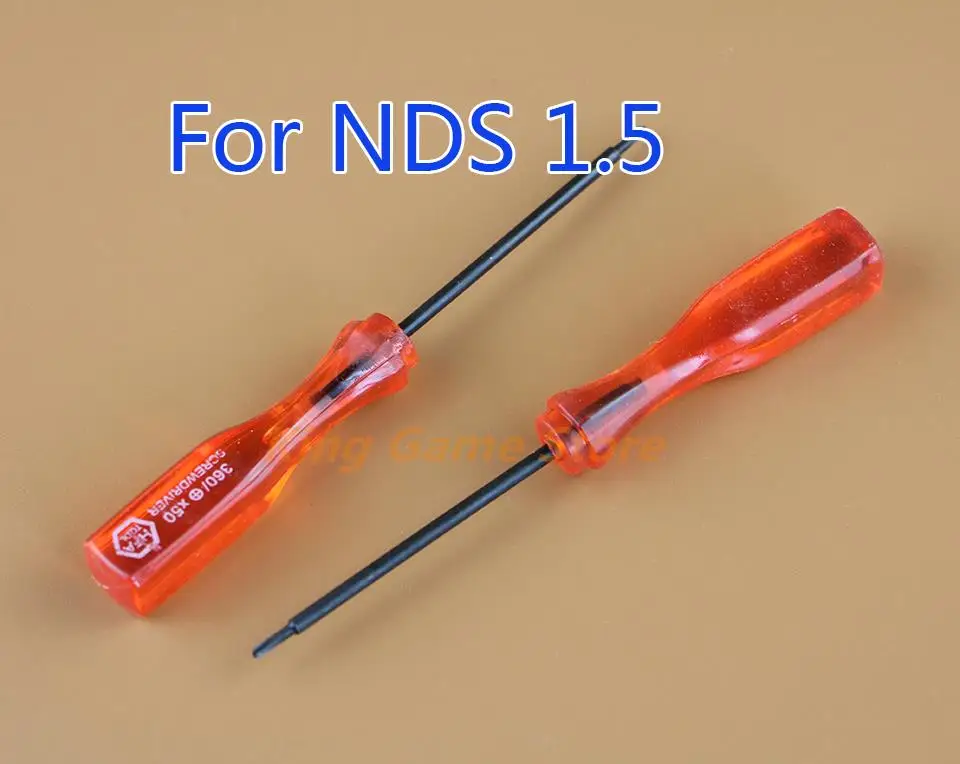 2pcs/lot For Nintendo NDS 1.5mm + Cross screwdriver opening repair Tool For NDS