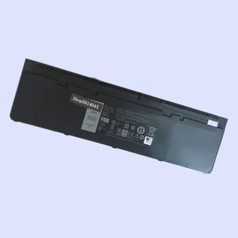 New Laptop replacement Li-ion Battery for DELL E7250 E7240 VFV59 W57CV 0W57CV WD52H GVD76 PT1 X01 6720mAh 52WH 7.6V