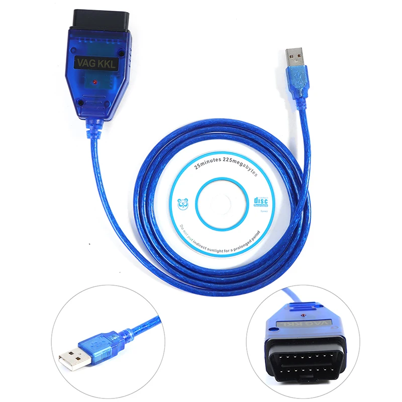 Hot sale 1set VAG-COM 409 Com Vag 409.1 Kkl USB Diagnostic Cable Scanner Interface