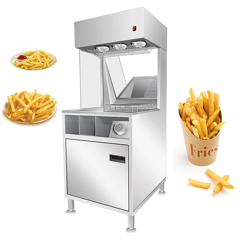 VF-96 Vertical French Fries Machine Commercial French Fries Machine French Fries Holding Cabinet Vertical Workbench