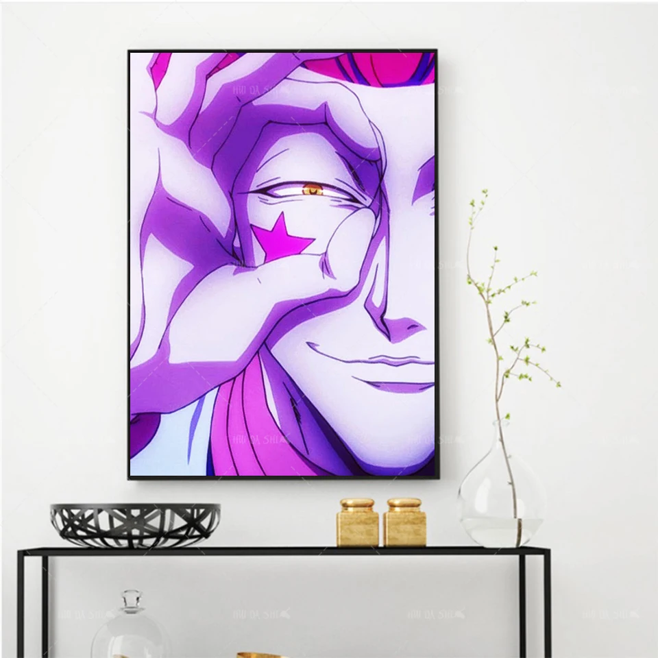 

Anime Posters Hunter X Hunter Hisoka Art Prints Canvas Painting Modular Wall Pictures Decoration Bedroom Living Room Home Decor