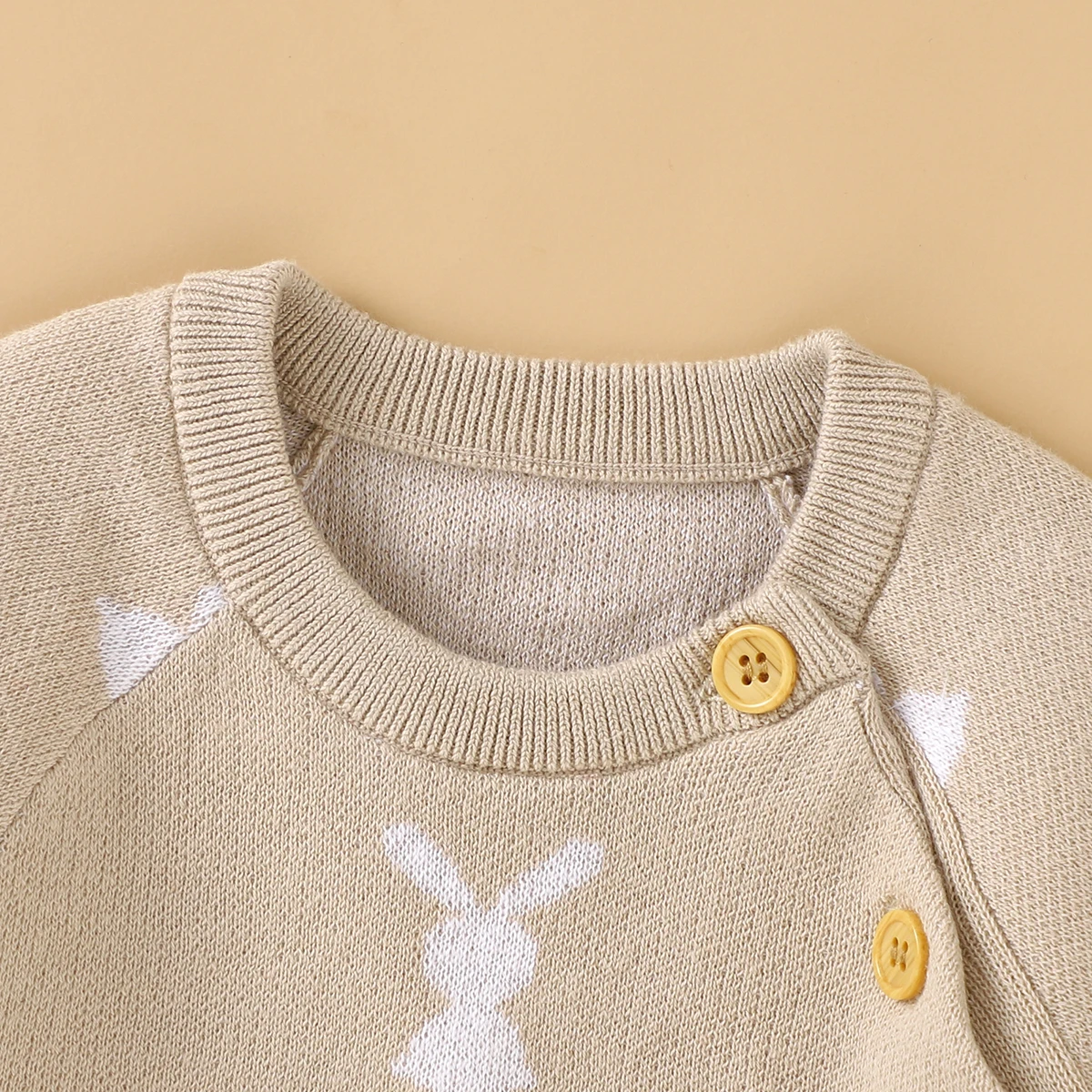 Baby Rompers Newborn Easter Rabbit Jumpsuits Clothes Spring Autumn Long Sleeve Infant Boys Girls Playsuits Outfits One Piece Top