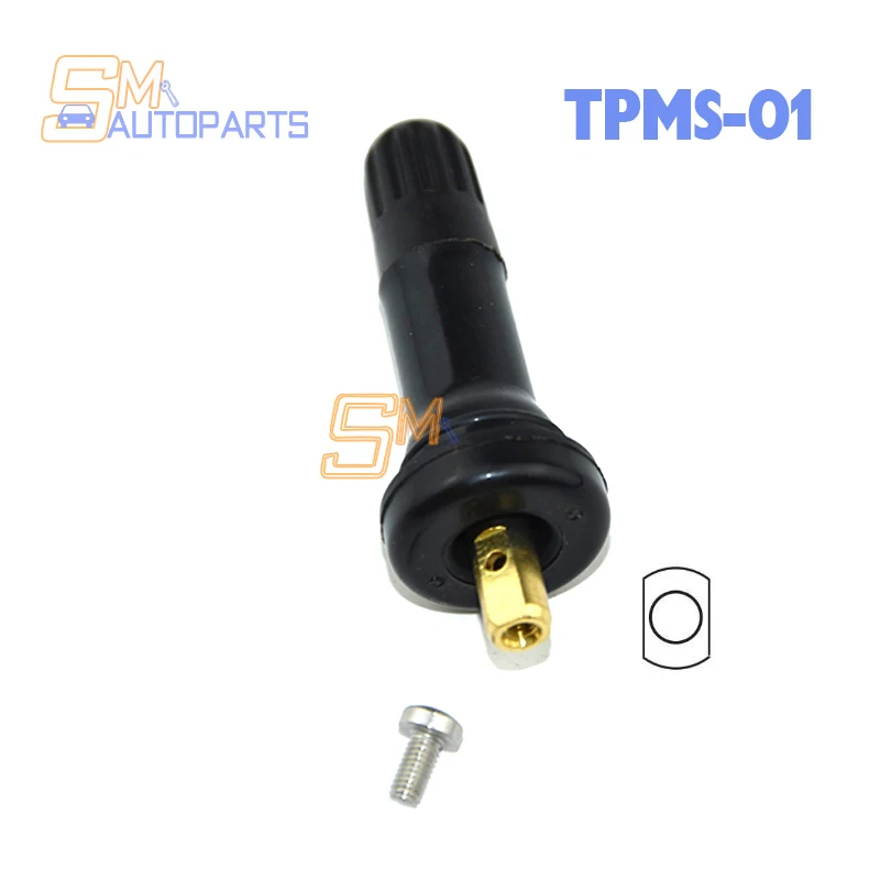 1PCS TPMS-01 Tire Valve For Buick Cadillac Chevrolet Raptor Mondeo GMC Volvo Rubber TPMS Tire pressure sensor Valves Replacement