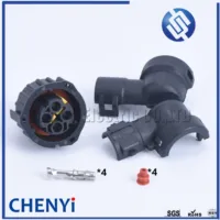 Enchufe de coche impermeable con Sensor de oxígeno y velocidad, conector automático de 4 pines hembra 1-1813099-1 967325-1 1 1-1813099-2, 1 Juego