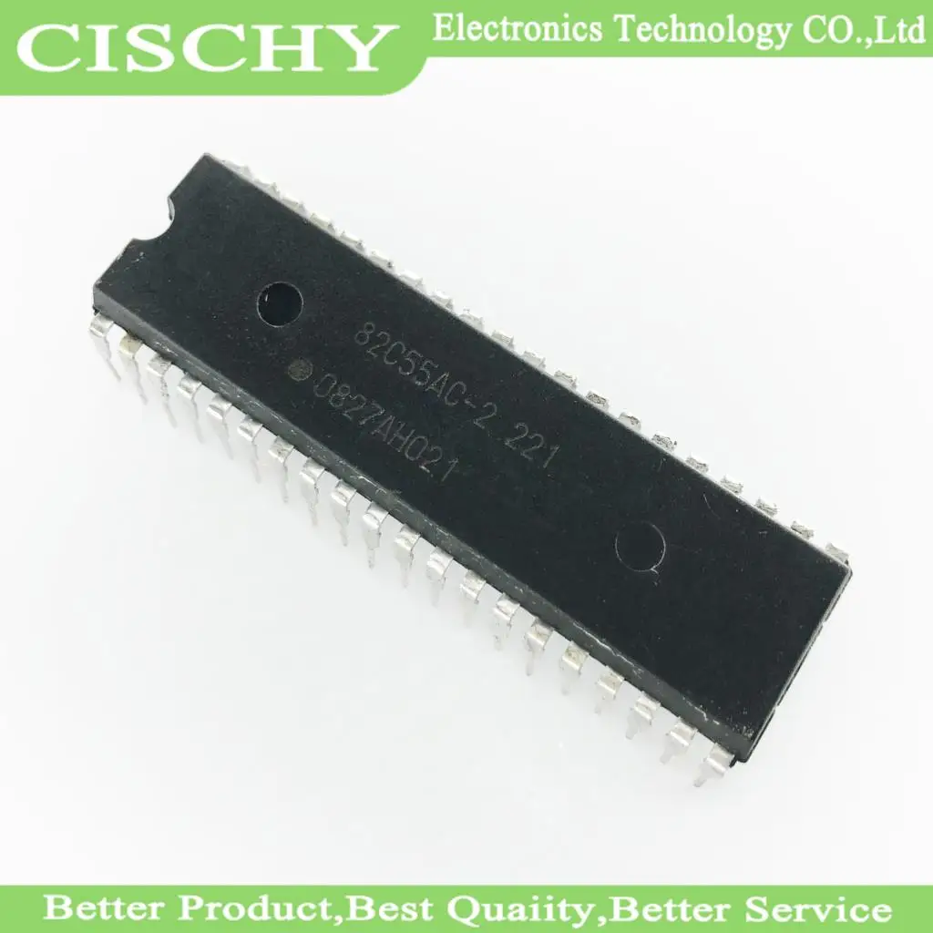 1pcs/lot UPD82C55AC-2 D82C55AC-2 D82C55 82C55 M82C55A-2 M82C55A M82C55 DIP-40 In Stock